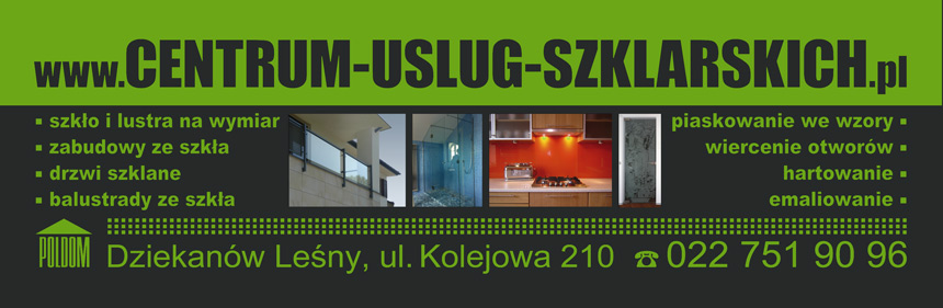 Baner Centrum Usług Szklarskich