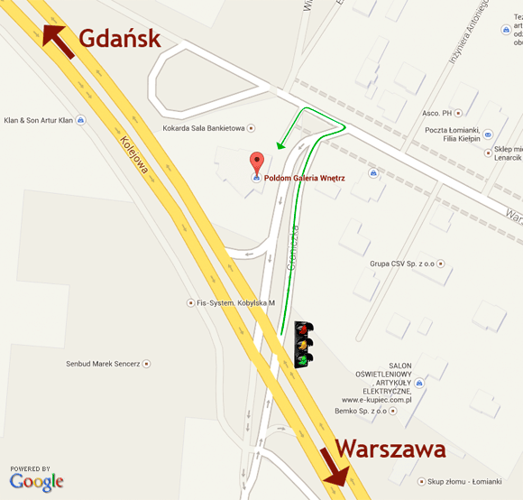 Mapka dojazdowa